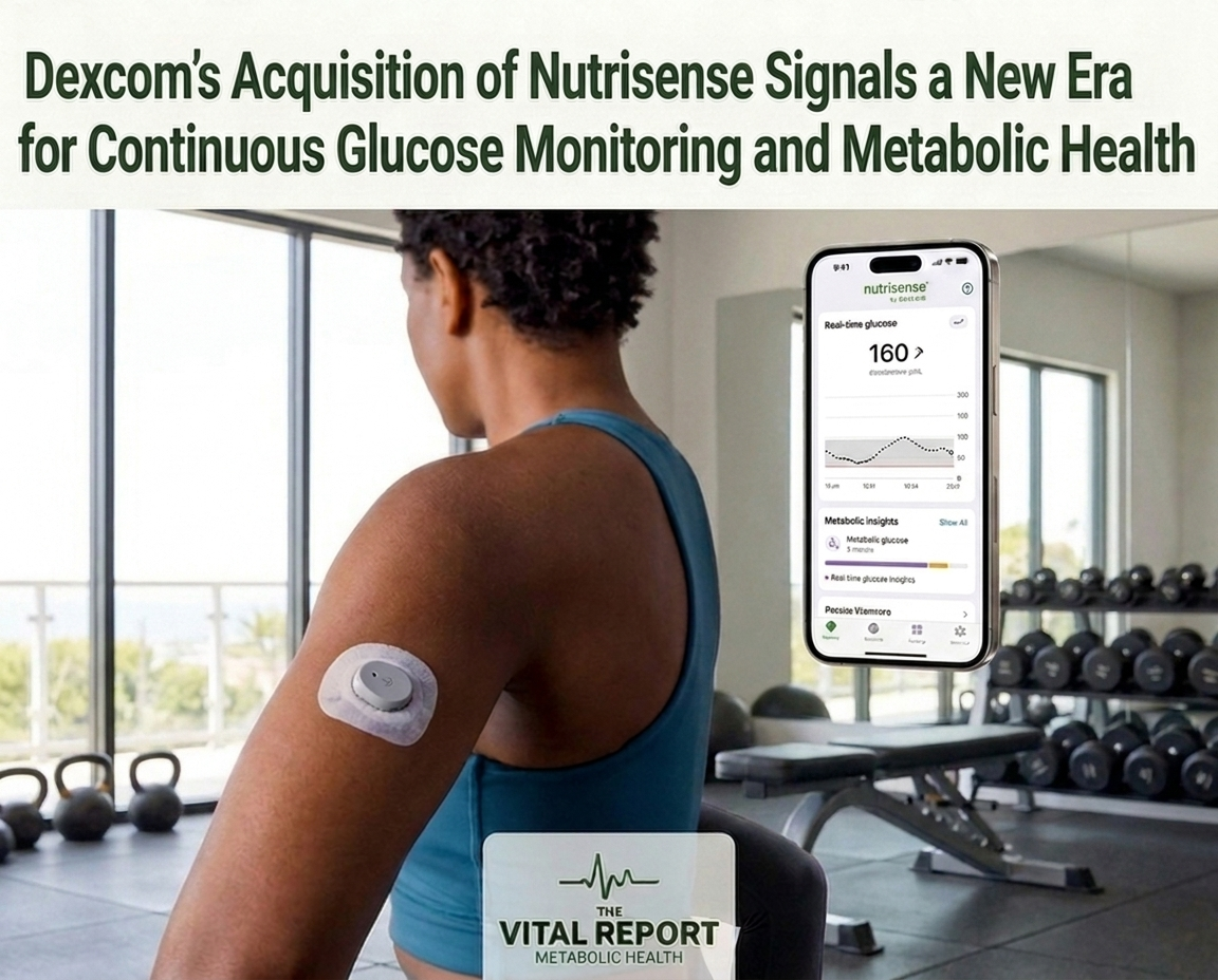 Dexcom’s Acquisition of Nutrisense Signals a New Era for Continuous Glucose Monitoring and Metabolic Health