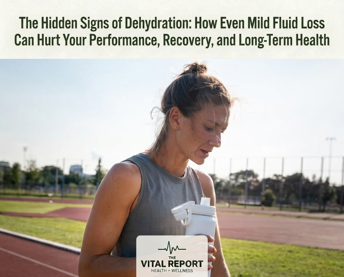The Hidden Signs of Dehydration: How Even Mild Fluid Loss Can Hurt Your Performance, Recovery, and Long-Term Health
