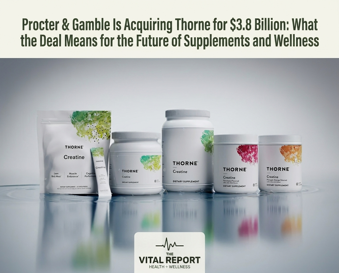Procter & Gamble Is Acquiring Thorne for $3.8 Billion: What the Deal Means for the Future of Supplements and Wellness