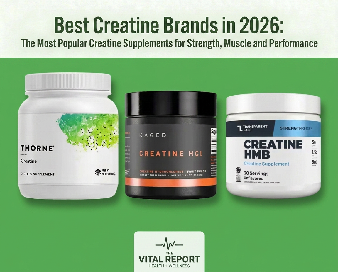 Best Creatine Brands in 2026: The Most Popular Creatine Supplements for Strength, Muscle and Performance