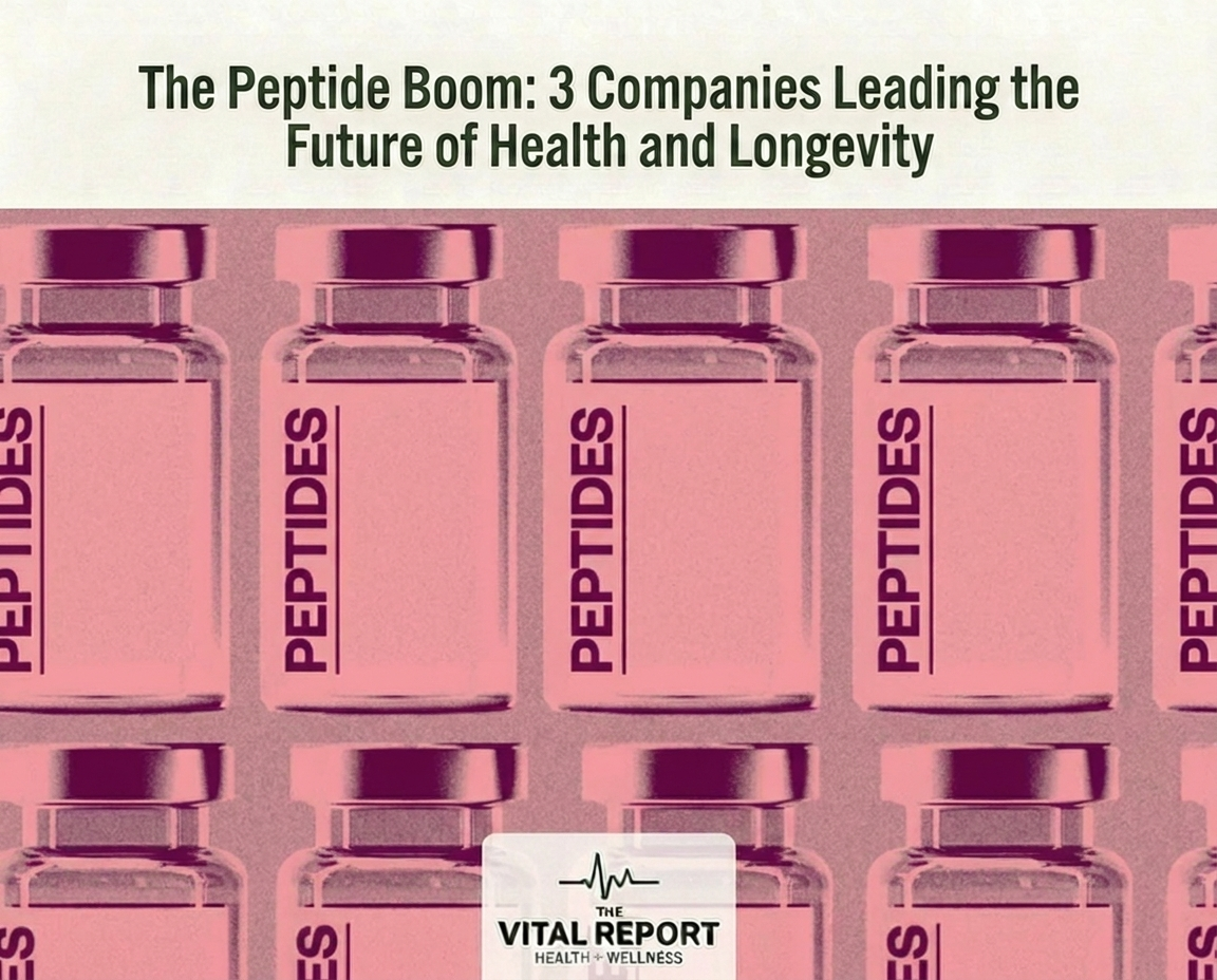 The Peptide Boom: 3 Companies Leading the Future of Health and Longevity