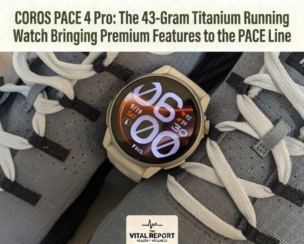 COROS PACE 4 Pro: The 43-Gram Titanium Running Watch Bringing Premium Features to the PACE Line