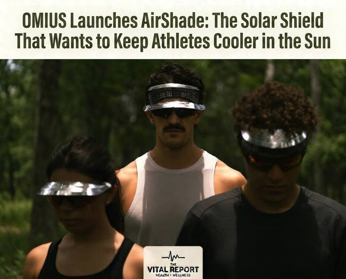 OMIUS Launches AirShade: The Solar Shield That Wants to Keep Athletes Cooler in the Sun
