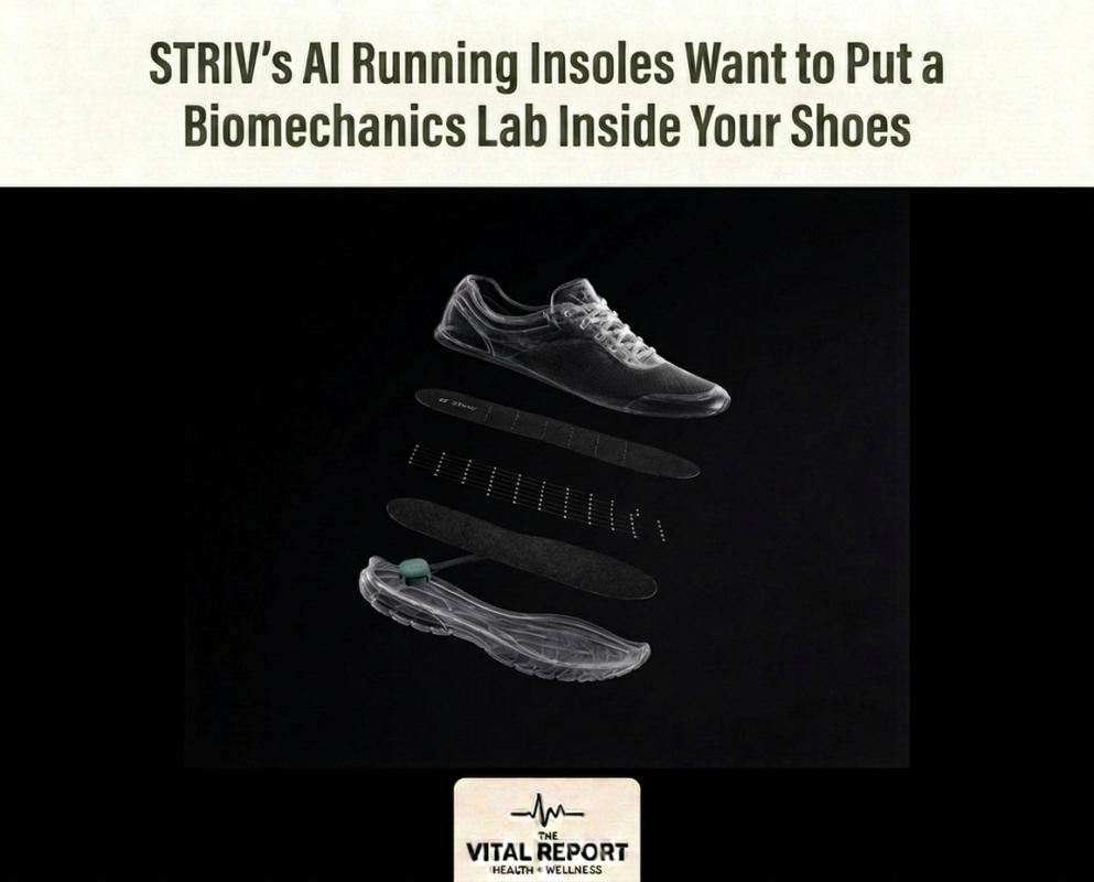 STRIV’s AI Running Insoles Want to Put a Biomechanics Lab Inside Your Shoes