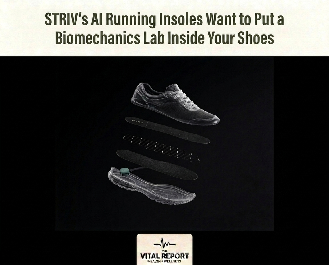 STRIV’s AI Running Insoles Want to Put a Biomechanics Lab Inside Your Shoes