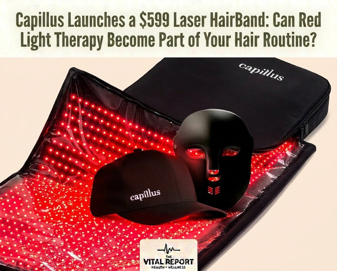 Capillus Launches a $599 Laser HairBand: Can Red Light Therapy Become Part of Your Hair Routine?