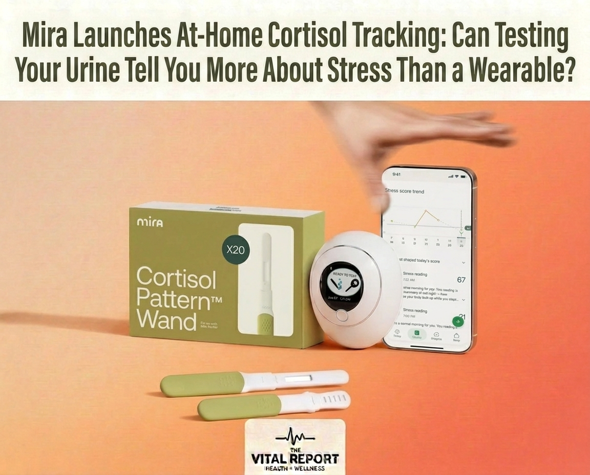 Mira Launches At-Home Cortisol Tracking: Can Testing Your Urine Tell You More About Stress Than a Wearable?