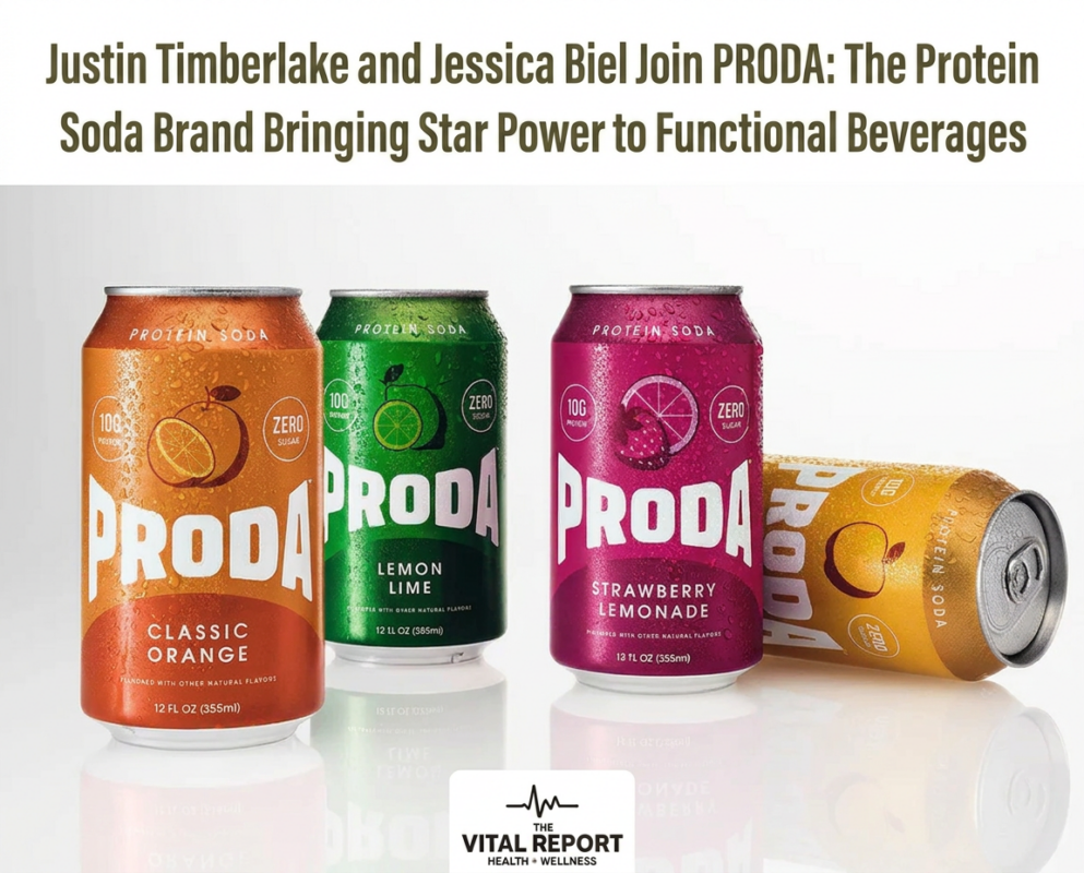Justin Timberlake and Jessica Biel Join PRODA: The Protein Soda Brand Bringing Star Power to Functional Beverages