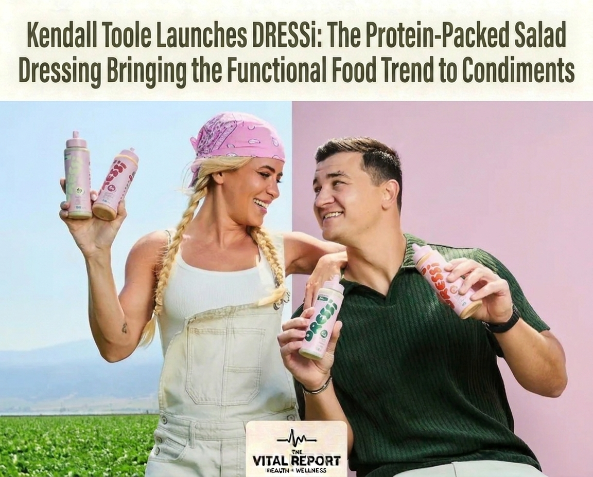 Kendall Toole Launches DRESSi: The Protein-Packed Salad Dressing Bringing the Functional Food Trend to Condiments