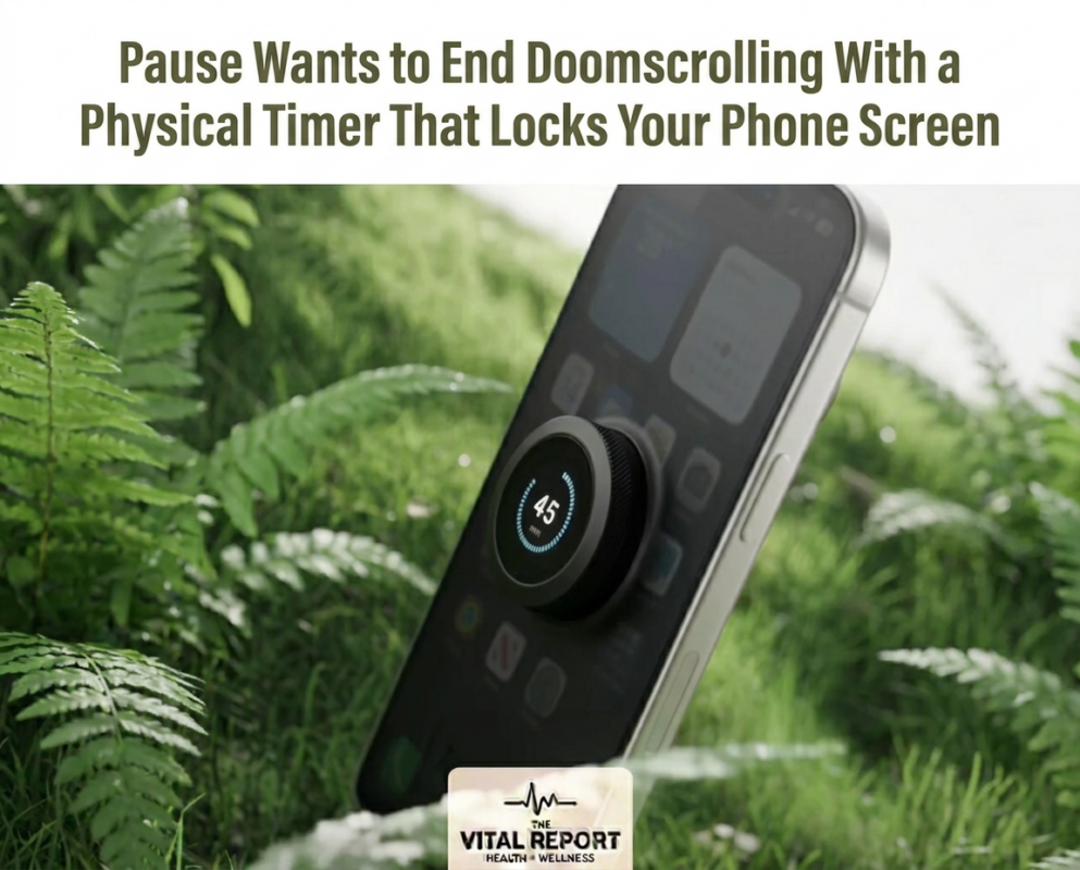 Pause Wants to End Doomscrolling With a Physical Timer That Locks Your Phone Screen