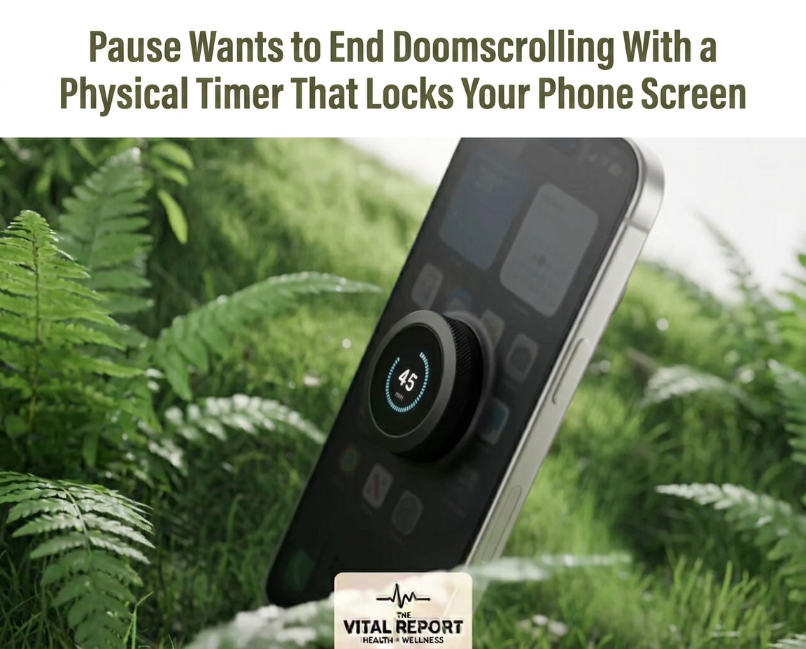Pause Wants to End Doomscrolling With a Physical Timer That Locks Your Phone Screen