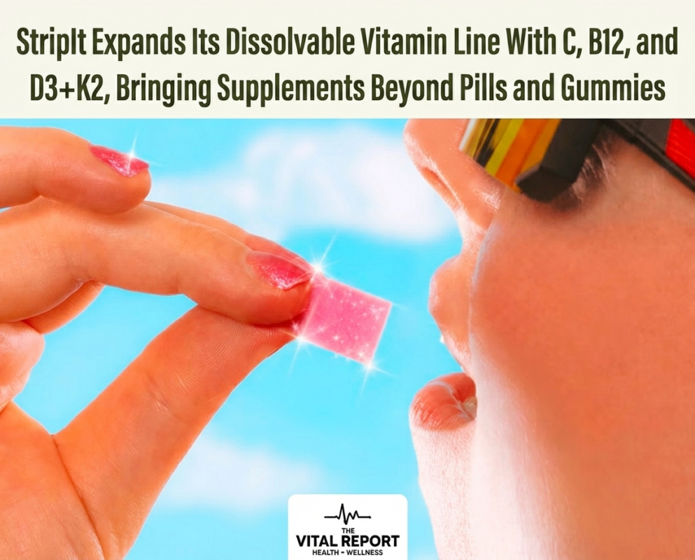 StripIt Expands Its Dissolvable Vitamin Line With C, B12, and D3+K2, Bringing Supplements Beyond Pills and Gummies