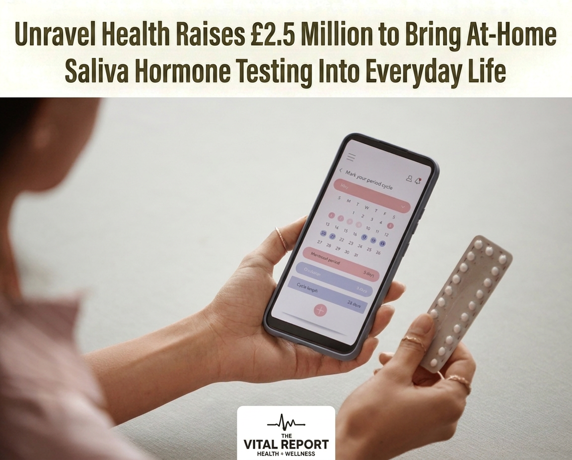 Unravel Health Raises £2.5 Million to Bring At-Home Saliva Hormone Testing Into Everyday Life